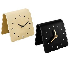 Horloge de bureau analogique, minimaliste carrée, décorative et silencieuse, Bureau horloge price