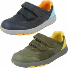 Chaussures En Cuir Et Synthétique Pour Garçons Clarks Casual Rex Quest K Casual chaussures garçon price