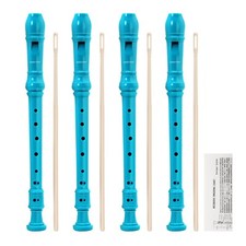 4 Pack Recorder Instrument for Kids 8Hole Plastic Soprano Recorders for Beginner Recorder price