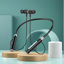 Wireless Neckband Headphones with Magnetic Suction Earbuds, Stereo Bass & Noise Headphones price