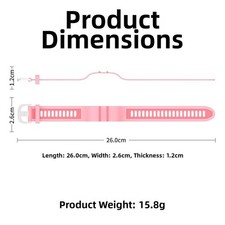 Bracelet Silicone 26x2.6x1.2cm Compatible avec Bracelet Intelligent pour Hume Ba Intelligent bracelet price