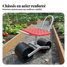 Tabouret de Jardin à Roulettes Rangement D'outils pour Serre, Garage, Standard tabouret price
