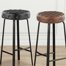 Coussins de tabouret de bar Coussin de chaise standard en cuir PU rond pour Standard tabouret price
