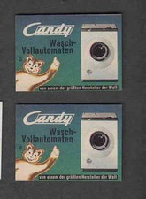 Ancienne étiquette   Allumettes  Allemagne  Chat  7  Machine à laver Chat Étiquette machine price