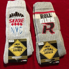 2 PAIRES DE CHAUSSETTES marque STREET WEAR taille 35 / 37 -  Gris Beige - Neuf Chaussettes garçon price