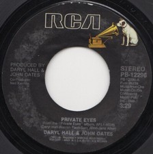Daryl Hall & John Oates - Private Eyes / Très bon état + / 7"", styrène, Ind Hall Tree price