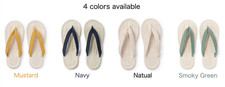 Sandales de chambre en coton MUJI type string couleur et taille au choix unisexe Sandales unisexe price