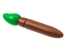 LEGO 93552pb04 Minifigure, Utensil Paint Brush with Molded Green Bristles Patter Brush price