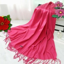Echarpe étole châle scarf femme cachemire laine  top qualité rose fushia cadeau Scarf femme price