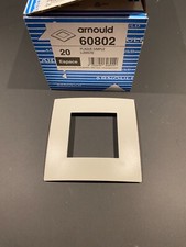 NEUF Arnould ESPACE 60802  Plaque simple 60802   Blanc Interrupteurs price
