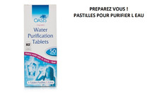 PASTILLE POUR PURIFIER L EAU ET LA BOIRE X 1 PREPAREZ VOUS ! Eau Purifier price