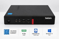 Lenovo ThinkCentre M710q Tiny Celeron G3900T 4Go 500Go Windows 11 Pro Mini PC Bureau bureau price