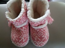 Chaussons Fille Rose Et Blanc Chaussons fille price