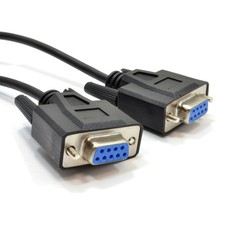 1m 9 Broche DB9 Série RS232 Null Modem High Speed Blindé Câble [008437] Modem price