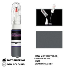 POUR BMW MOTORCYCLES GRIS GRANIT AVEC WN67 Touch Up Paint Pen Brush Fix Kit Granite Paint price