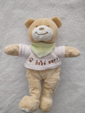 DOUDOU PELUCHE BEBE OURS AMTOYS TEE SHIRT ROSE FOULARD VERT 19cm Bébé Shirt price