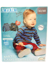 Garçons Bébé Shirt Longues Manches - 2 Lot De - Lupilu - Coton - Sweat Pull Bébé Shirt price