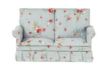 Canapé Loveseat 2 Places Bleu Gris Chintz 1:12 Meubles De Salon Loveseat price