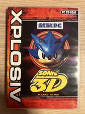 Sonic The Hedgehog 3D EXPLOSIV PC CD ROM Game Computer Flickies Island Sega Computer Games price