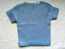 petit pull bleu bébé 6 mois, layette, vintage Bébé pull price
