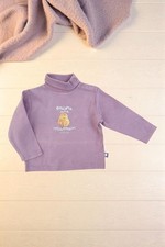 Pull bébé 12 mois col roulé mauve vintage français - Grain de Blé - très bonétat Bébé pull price