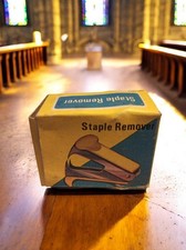 Dégrafeuse vintage années 70 en boîte Staple Remover rétro bureau Staple éliminateur price