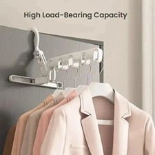Portable Foldable 5-Hole Clothes Hanger, Outdoor Travel Drying Rack for Hotel Ca Clothes Drying porte-manteau price