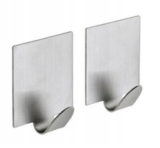 2 Crochets Porte-Manteaux Adhésifs En Acier Inoxydable Pour Muro Salle De Bain Salle de bain crochets price