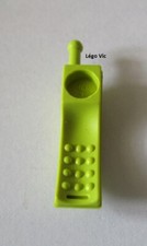 Lego 6963 x3 Utensil Cordless Phone Medium Lime Téléphone Belville 5940 5942 A18 Cordless téléphone price