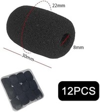 12 Bonnettes Mousse Microphone Karaoké Studio Protection Vent Sennheiser Karaoke Microphone price