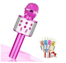 Karaoké, Microphone Karaoké sans Fil Bluetooth couleur rose Karaoke Microphone price