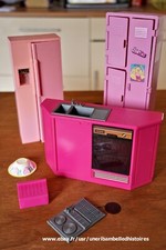 Lot Mattel , Barbie, réfrigérateur, casier vestiaire, cuisine années 80 et 90 Worker Lockers price