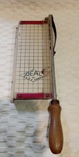 Massicot  coupe papier vintage de marque Idéal Papier Cutter (Guillotine) price