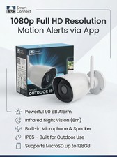 LSC Smart Connect 1080p Outdoor Security Camera IP65 WiFi Night Vision Security appareil photo câble price