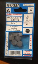JOINT POUR ROBINET 6 JOINTS CLAPETS PLEINS ( 14 x 7 ) Robinets price