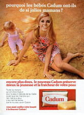 publicité Advertising  1222 1967   savon Cadum  bébé   jolies mamans Bébé savon price