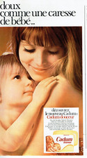 Publicité Advertising  0822  1970  nouveau savon Cadum douceur bébé Bébé savon price