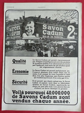 Publicité de presse: 1927 SAVON CADUM BEBE CADUM & Stylo WAHL Eversharp Bébé savon price