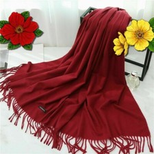 Echarpe étole châle scarf femme cachemire  top qualité bordeaux rouge vin Scarf price