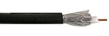 RG6U Mousse Rempli Aluminium Déjoué Satellite Câble Coaxial Cca Noir,99p / Mètre Satellite câble price