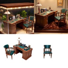Ensemble de mini chaises de bureau américaines à l'échelle 1:12 pour Executive meubles ensemble price