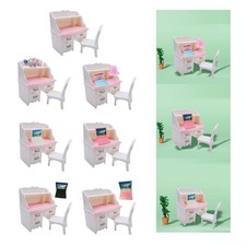1: 6 ensemble de chaise de bureau de maison de poupée jouet de jeu de Executive meubles ensemble price