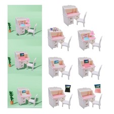 Ensemble de chaise de bureau Miniature de maison de poupée modèle de scène Executive meubles ensemble price