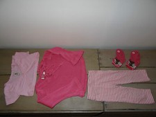 Ensemble rose leggins rayé, pull, gilet, 2 paires de chaussettes Taille 2 ans Chaussettes ensemble fille price