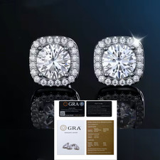 boucles d'oreilles diamant Moissanite VVS 1 Carat Diamant boucles d'oreilles price