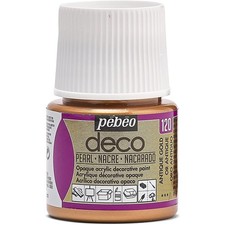 Peinture acrylique - Or antique - Nacré - Pébéo - Déco - 45ml Pearlescent Paint price