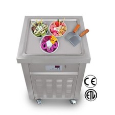 Machine à crème glacée commerciale ETL Roll ice cream machine à crème glacée fri Ice crème machine price
