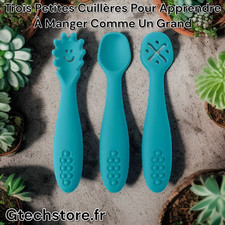 Ensemble De 3 Pièces Couverts De Sevrage Mignons Pour L'alimentation Du Bébé Bébé Powder price