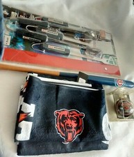 NFL Chicago Bears FAN DREAM PACK: 4-Piece BBQ Set,3 TOWELS,XMAS ORNAMENT Foot Towel price