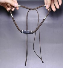 5.5cm Old China Natural Agate Carve 8 Eye Dzi Bead Hand Chain Bracelet Bracelets Shahmeran bracelet price